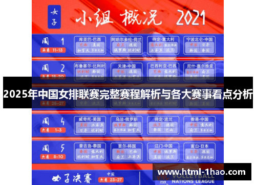 2025年中国女排联赛完整赛程解析与各大赛事看点分析