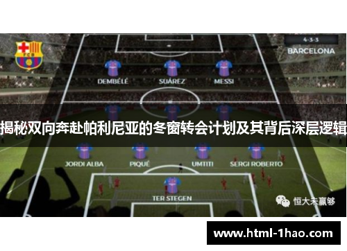 揭秘双向奔赴帕利尼亚的冬窗转会计划及其背后深层逻辑