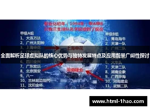 全面解析足球虚拟队的核心优势与独特发展特点及应用前景广阔性探讨